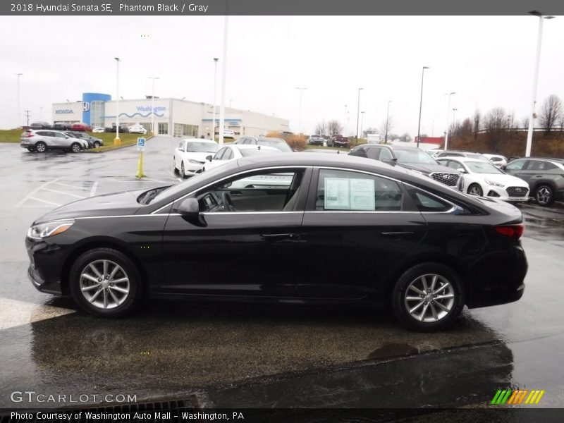 Phantom Black / Gray 2018 Hyundai Sonata SE