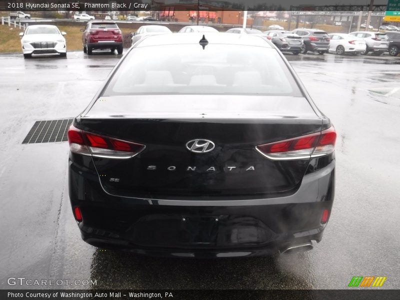 Phantom Black / Gray 2018 Hyundai Sonata SE