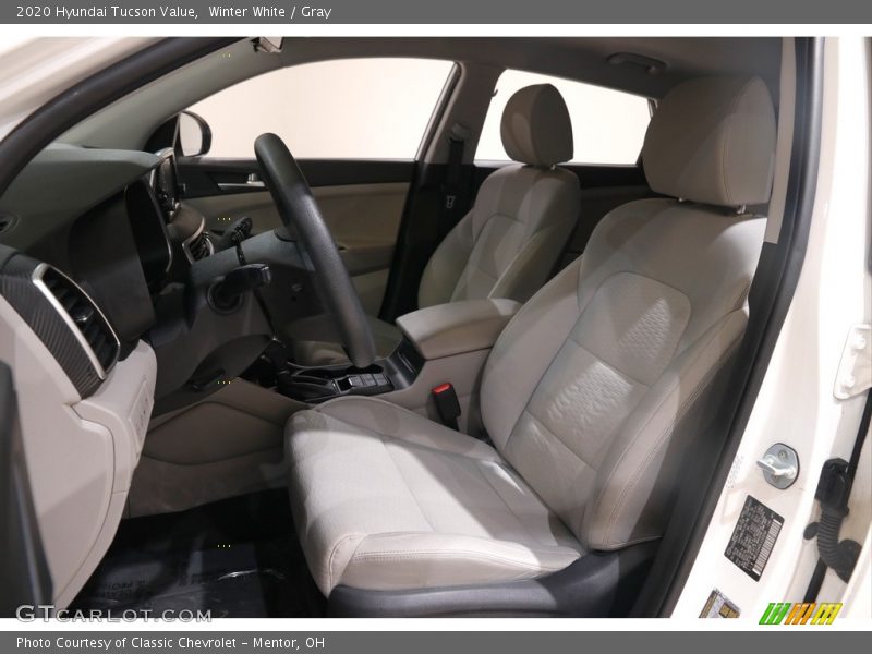 Winter White / Gray 2020 Hyundai Tucson Value