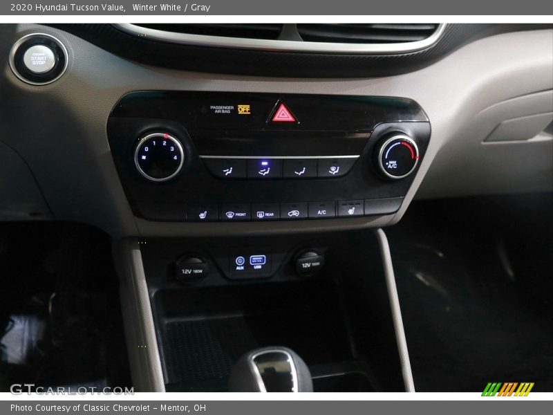 Winter White / Gray 2020 Hyundai Tucson Value