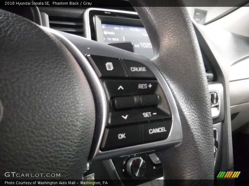 Phantom Black / Gray 2018 Hyundai Sonata SE