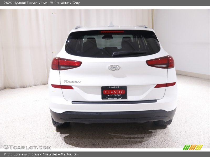 Winter White / Gray 2020 Hyundai Tucson Value
