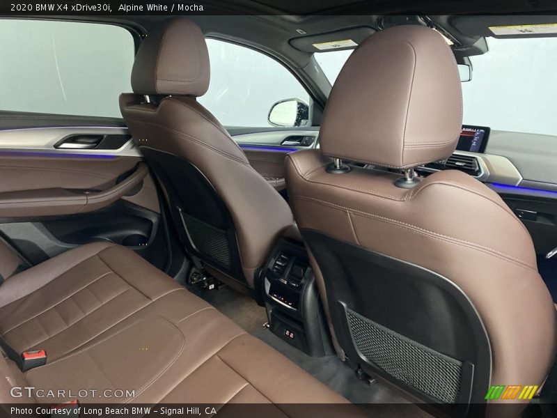 Rear Seat of 2020 X4 xDrive30i
