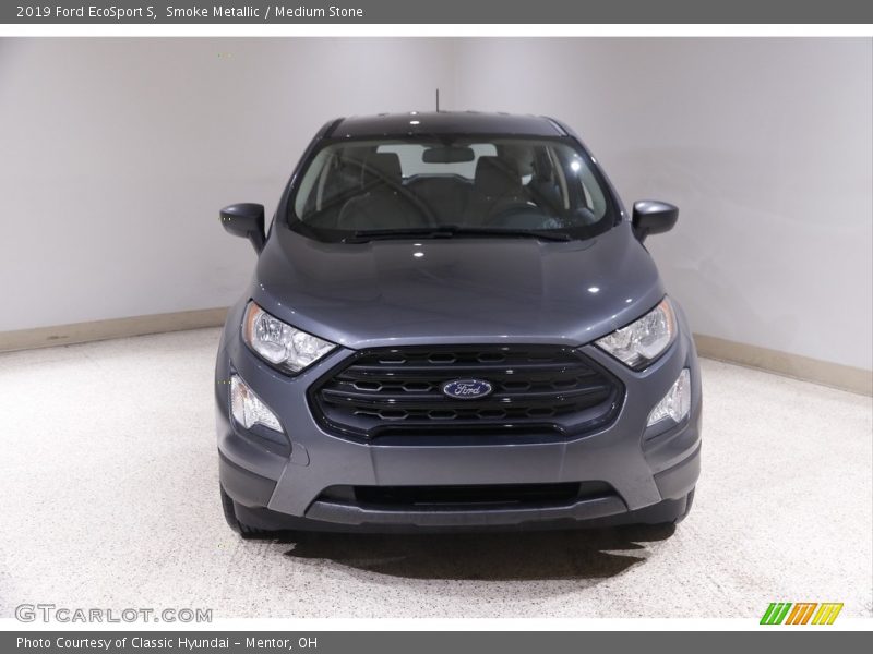 Smoke Metallic / Medium Stone 2019 Ford EcoSport S