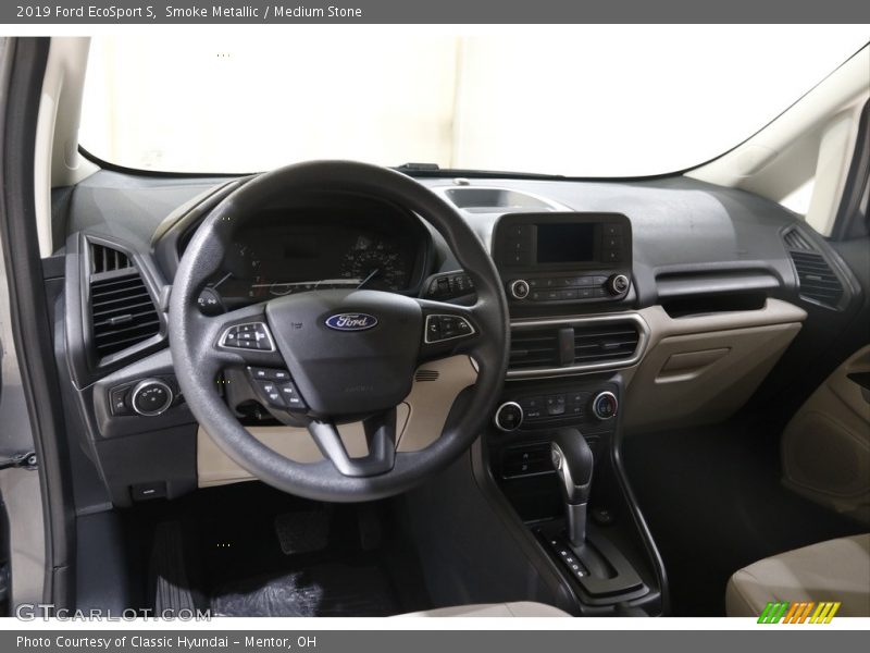 Smoke Metallic / Medium Stone 2019 Ford EcoSport S