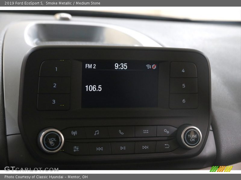 Smoke Metallic / Medium Stone 2019 Ford EcoSport S