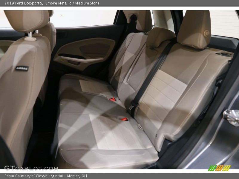 Smoke Metallic / Medium Stone 2019 Ford EcoSport S