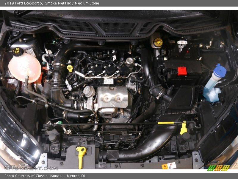 Smoke Metallic / Medium Stone 2019 Ford EcoSport S