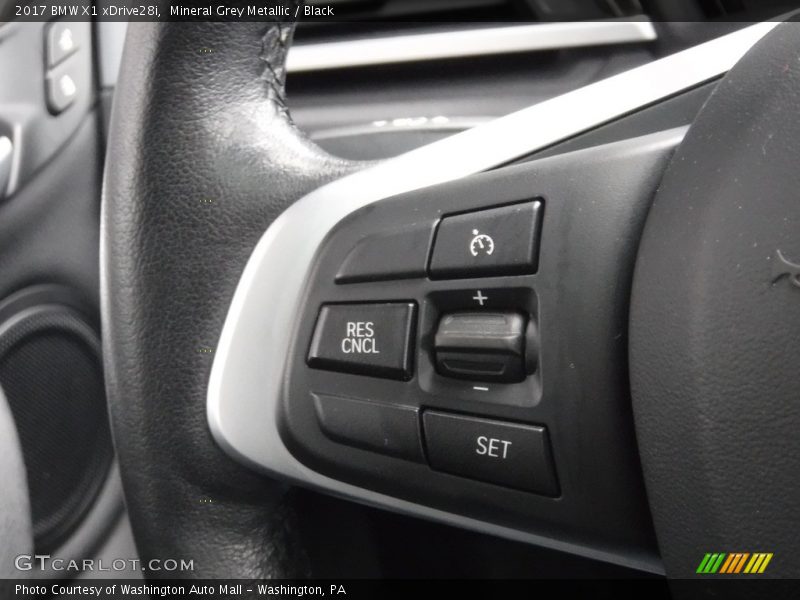 Mineral Grey Metallic / Black 2017 BMW X1 xDrive28i