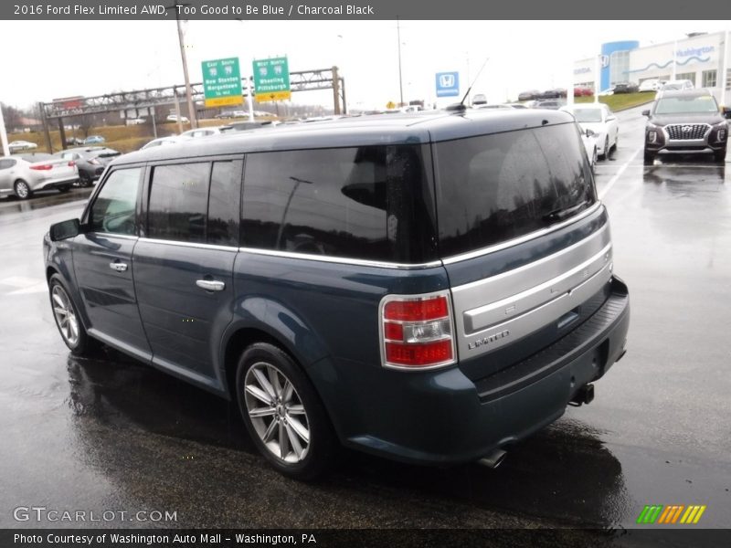 Too Good to Be Blue / Charcoal Black 2016 Ford Flex Limited AWD