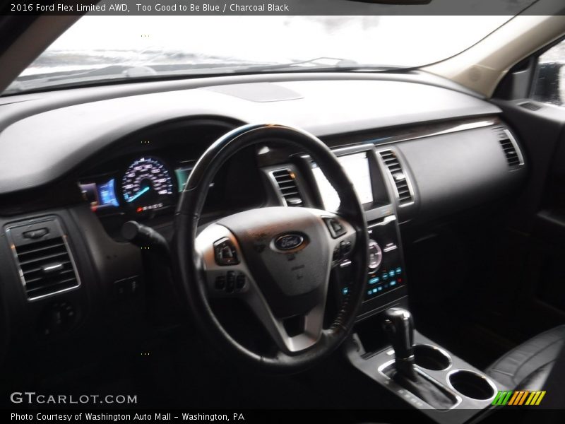 Too Good to Be Blue / Charcoal Black 2016 Ford Flex Limited AWD