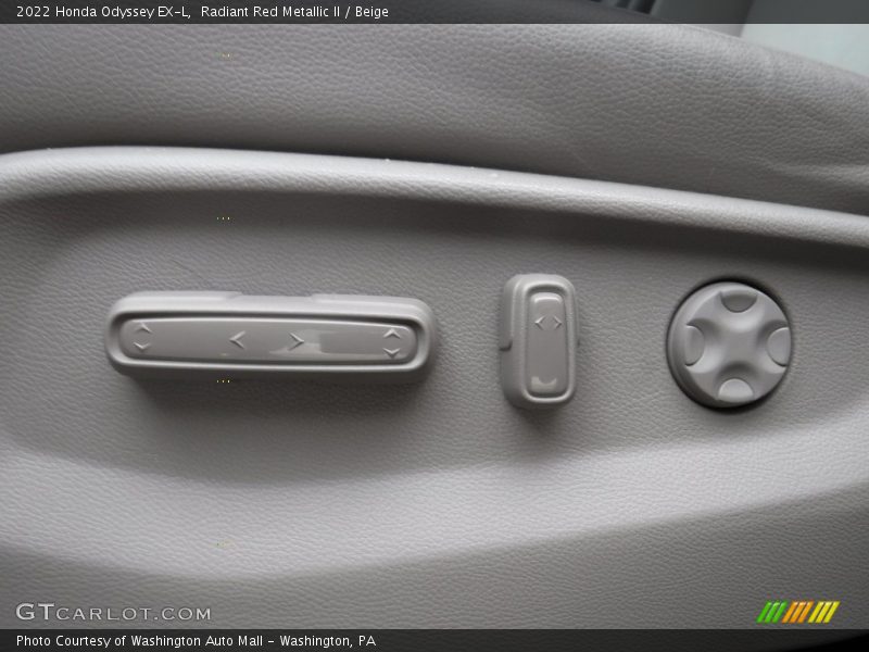 Radiant Red Metallic II / Beige 2022 Honda Odyssey EX-L