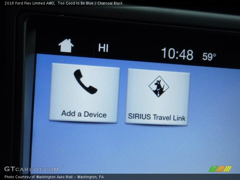 Too Good to Be Blue / Charcoal Black 2016 Ford Flex Limited AWD
