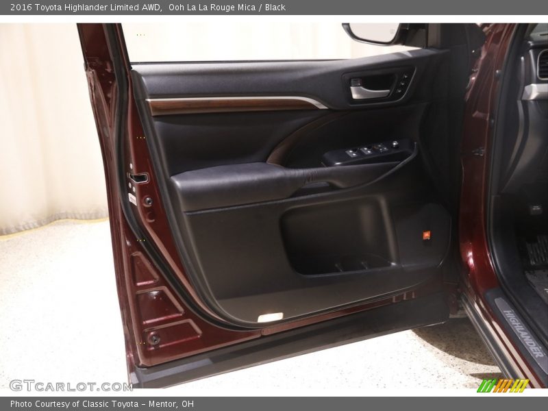Ooh La La Rouge Mica / Black 2016 Toyota Highlander Limited AWD