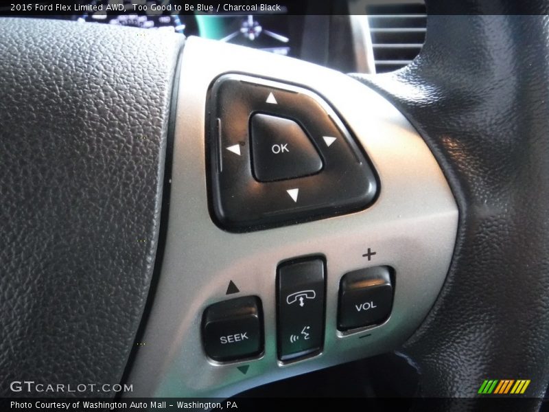 Too Good to Be Blue / Charcoal Black 2016 Ford Flex Limited AWD