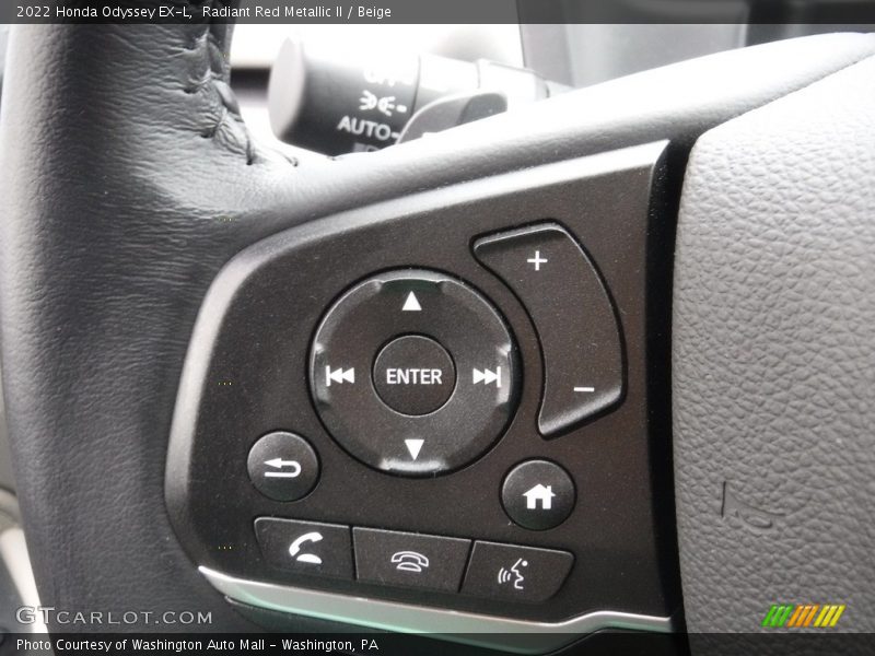  2022 Odyssey EX-L Steering Wheel