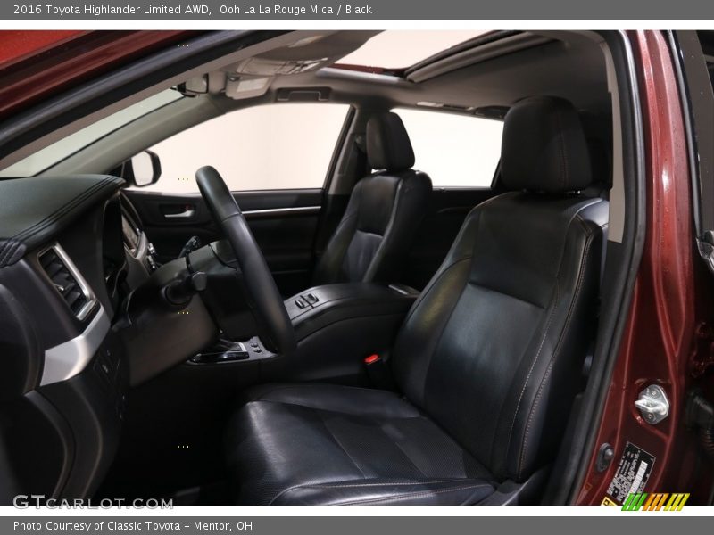 Ooh La La Rouge Mica / Black 2016 Toyota Highlander Limited AWD