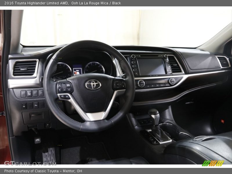 Ooh La La Rouge Mica / Black 2016 Toyota Highlander Limited AWD