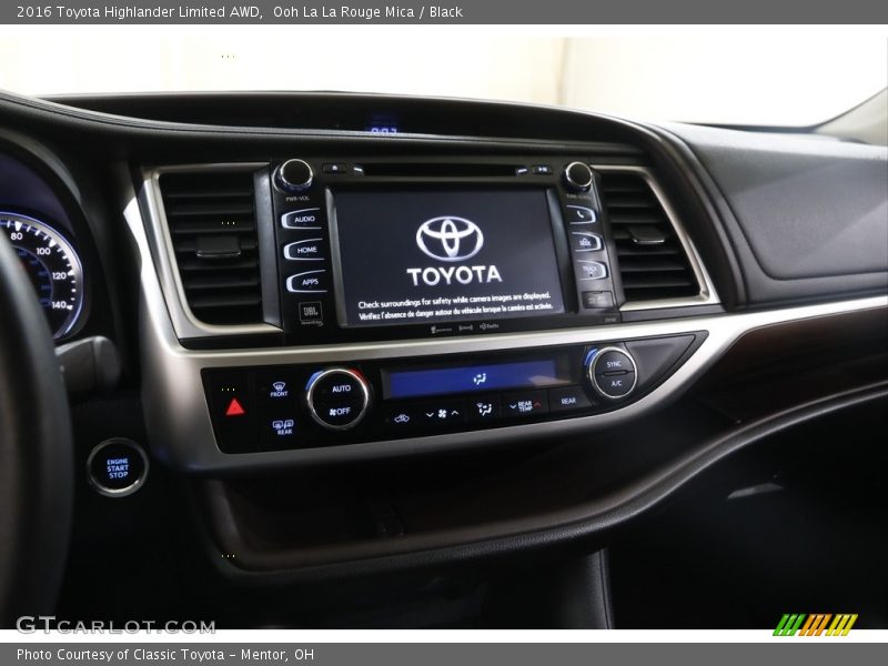 Ooh La La Rouge Mica / Black 2016 Toyota Highlander Limited AWD