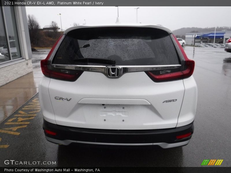 Platinum White Pearl / Ivory 2021 Honda CR-V EX-L AWD