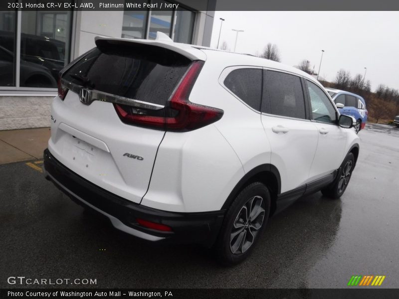 Platinum White Pearl / Ivory 2021 Honda CR-V EX-L AWD