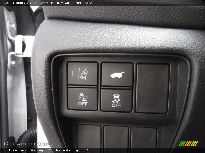 Platinum White Pearl / Ivory 2021 Honda CR-V EX-L AWD