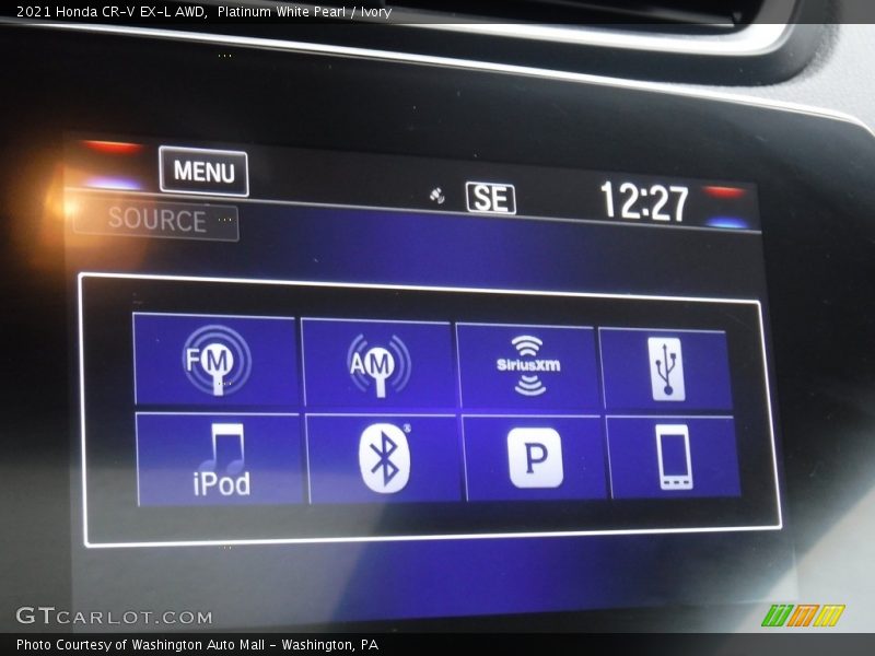 Platinum White Pearl / Ivory 2021 Honda CR-V EX-L AWD