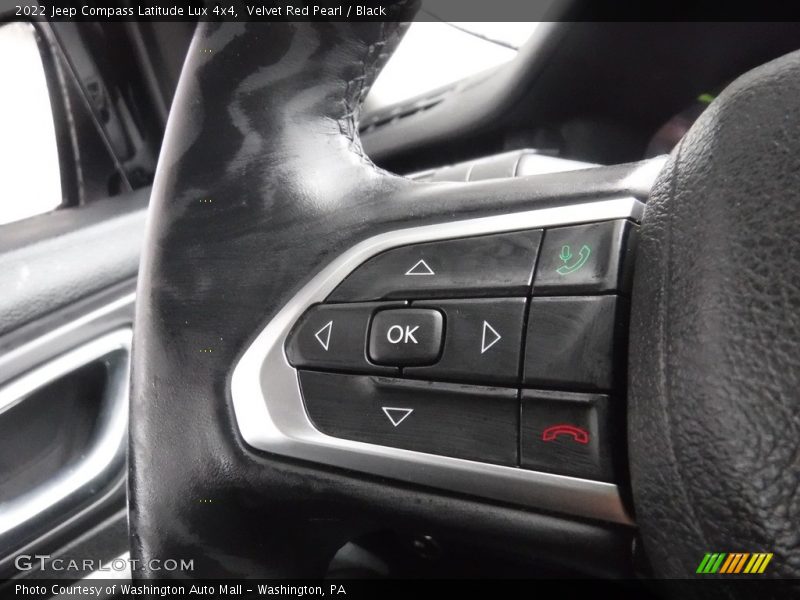 Velvet Red Pearl / Black 2022 Jeep Compass Latitude Lux 4x4