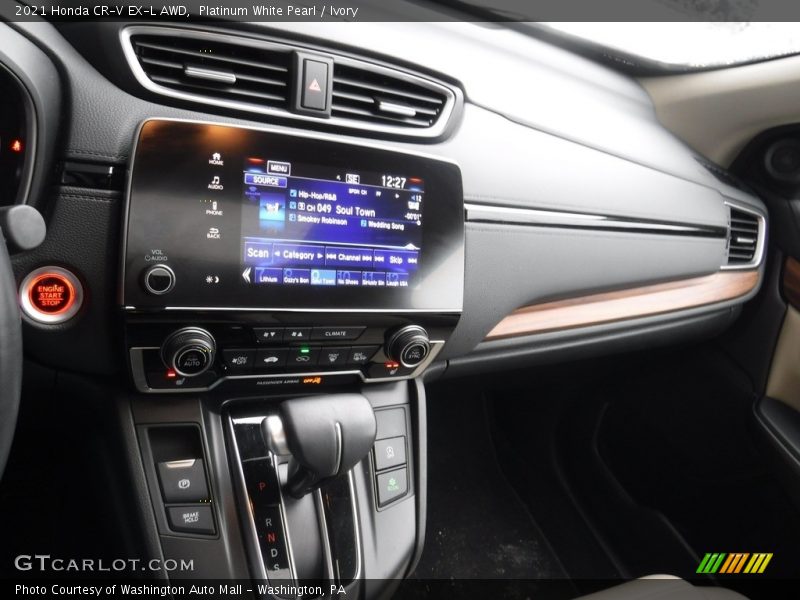 Platinum White Pearl / Ivory 2021 Honda CR-V EX-L AWD