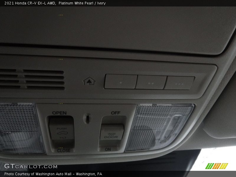 Platinum White Pearl / Ivory 2021 Honda CR-V EX-L AWD