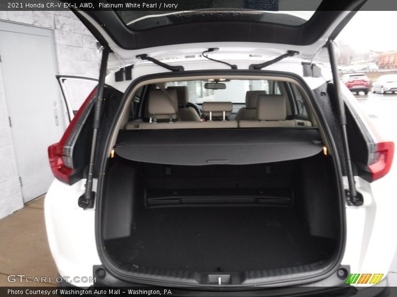 Platinum White Pearl / Ivory 2021 Honda CR-V EX-L AWD