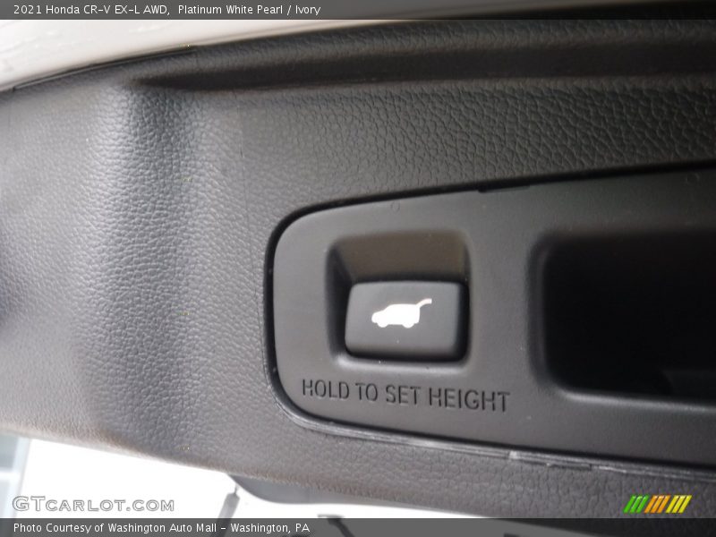 Platinum White Pearl / Ivory 2021 Honda CR-V EX-L AWD
