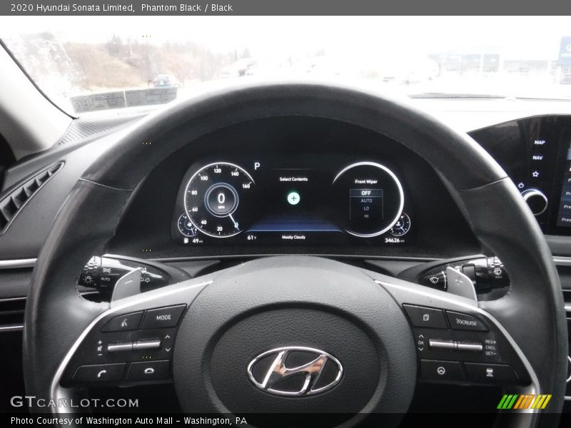 Phantom Black / Black 2020 Hyundai Sonata Limited