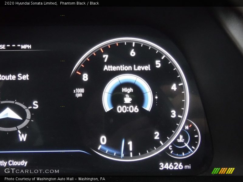 Phantom Black / Black 2020 Hyundai Sonata Limited