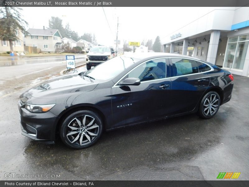Mosaic Black Metallic / Jet Black 2017 Chevrolet Malibu LT