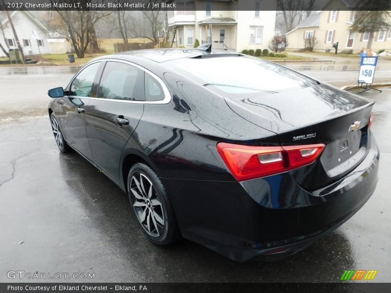 Mosaic Black Metallic / Jet Black 2017 Chevrolet Malibu LT