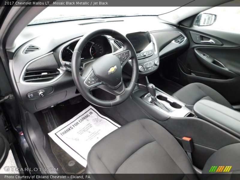 Mosaic Black Metallic / Jet Black 2017 Chevrolet Malibu LT