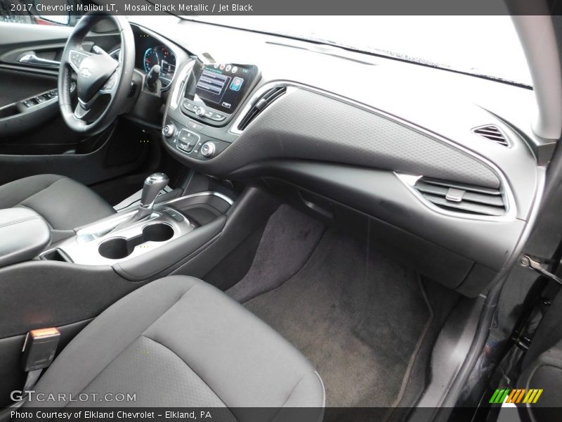 Mosaic Black Metallic / Jet Black 2017 Chevrolet Malibu LT