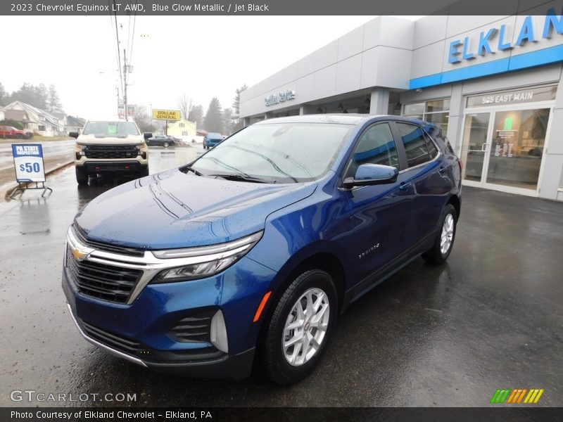 Blue Glow Metallic / Jet Black 2023 Chevrolet Equinox LT AWD