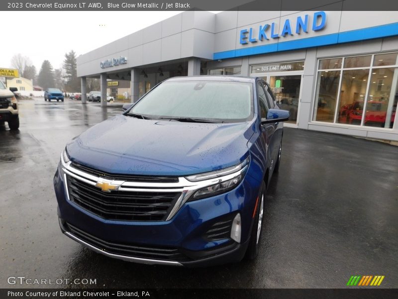 Blue Glow Metallic / Jet Black 2023 Chevrolet Equinox LT AWD