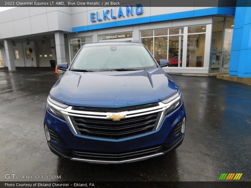 Blue Glow Metallic / Jet Black 2023 Chevrolet Equinox LT AWD