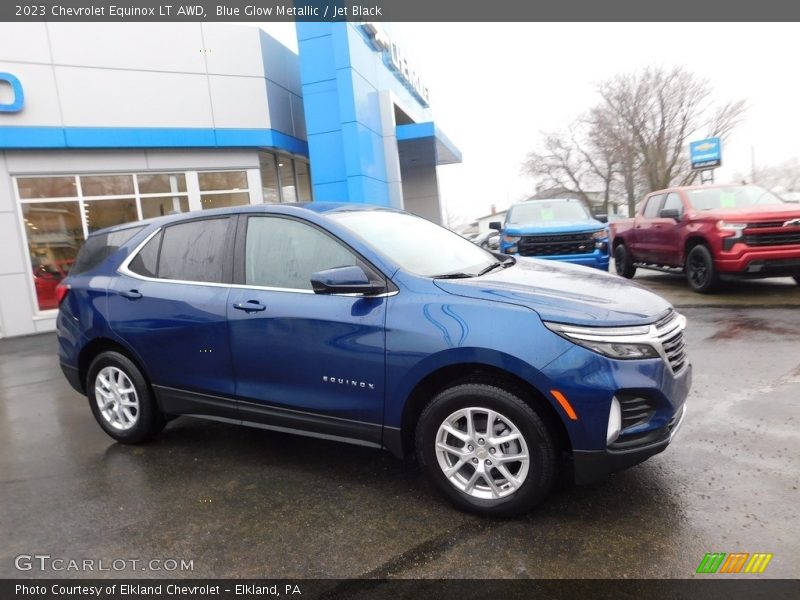 Blue Glow Metallic / Jet Black 2023 Chevrolet Equinox LT AWD