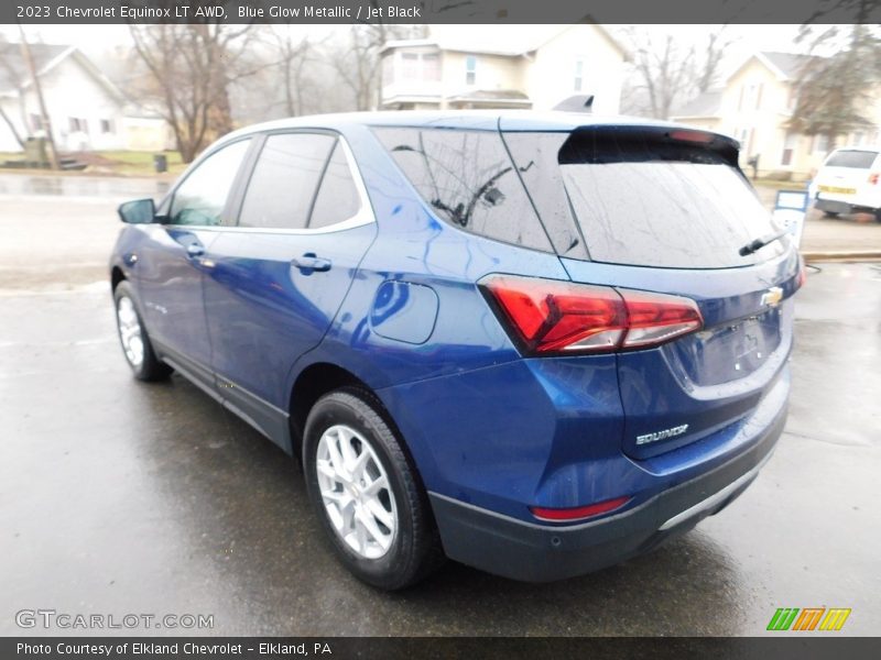Blue Glow Metallic / Jet Black 2023 Chevrolet Equinox LT AWD