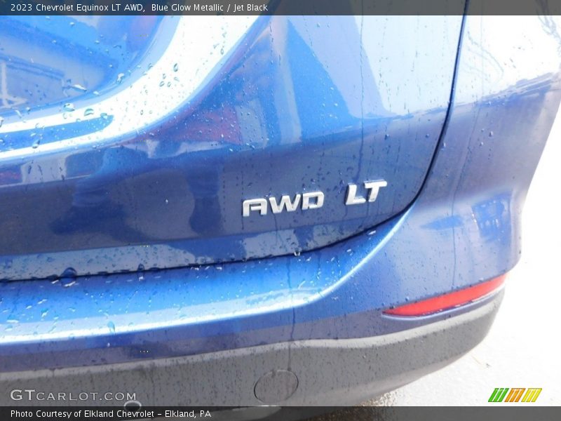 Blue Glow Metallic / Jet Black 2023 Chevrolet Equinox LT AWD