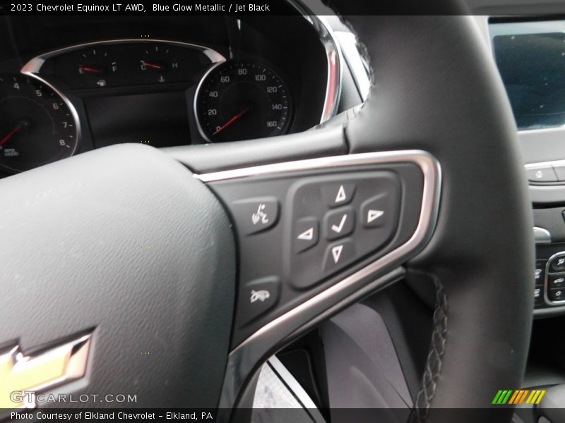 Blue Glow Metallic / Jet Black 2023 Chevrolet Equinox LT AWD