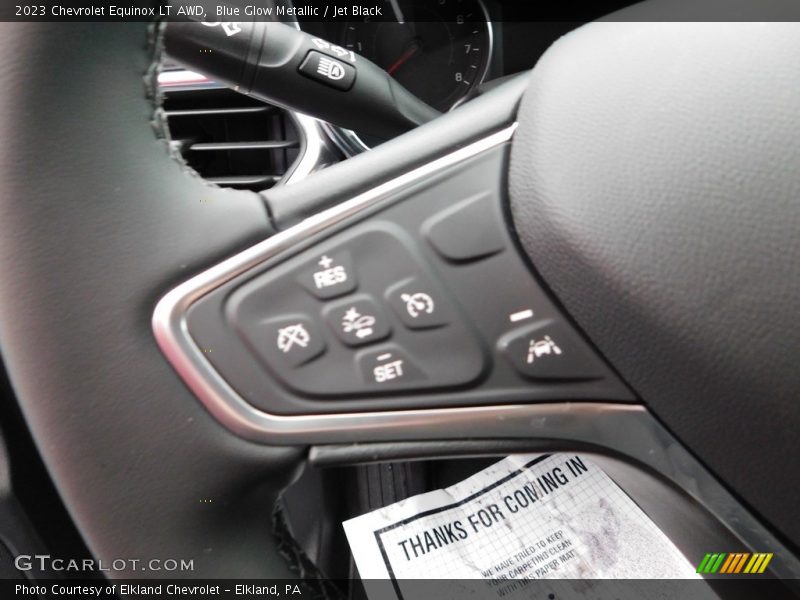 Blue Glow Metallic / Jet Black 2023 Chevrolet Equinox LT AWD