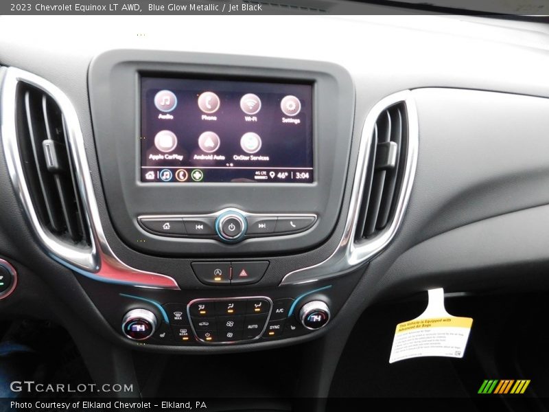 Blue Glow Metallic / Jet Black 2023 Chevrolet Equinox LT AWD