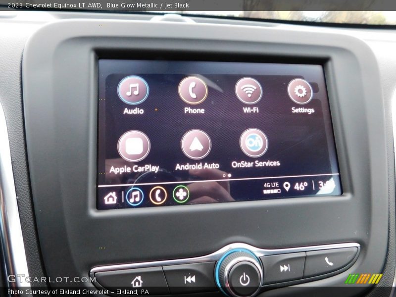 Blue Glow Metallic / Jet Black 2023 Chevrolet Equinox LT AWD