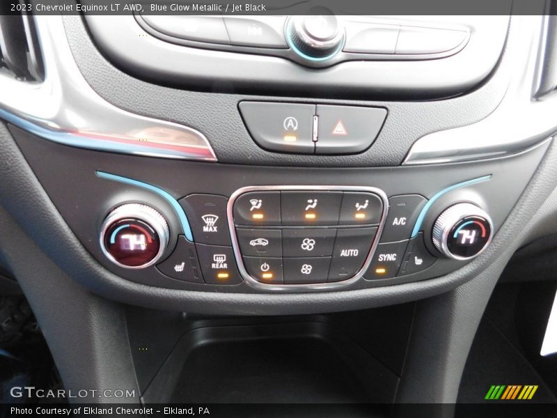 Blue Glow Metallic / Jet Black 2023 Chevrolet Equinox LT AWD
