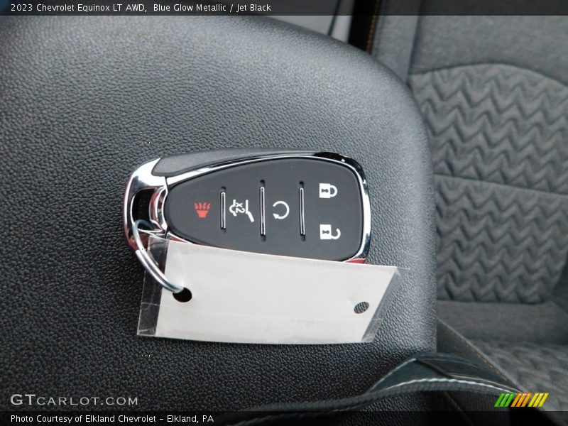 Blue Glow Metallic / Jet Black 2023 Chevrolet Equinox LT AWD